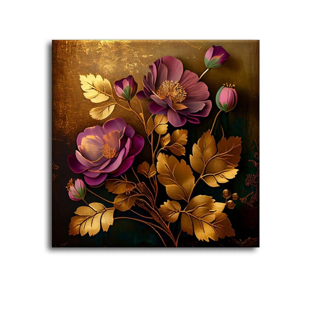 Sunlit Petals Bright Floral Paintings - All India Decor