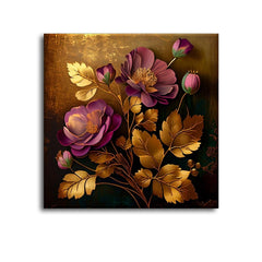 Sunlit Petals Bright Floral Paintings - All India Decor