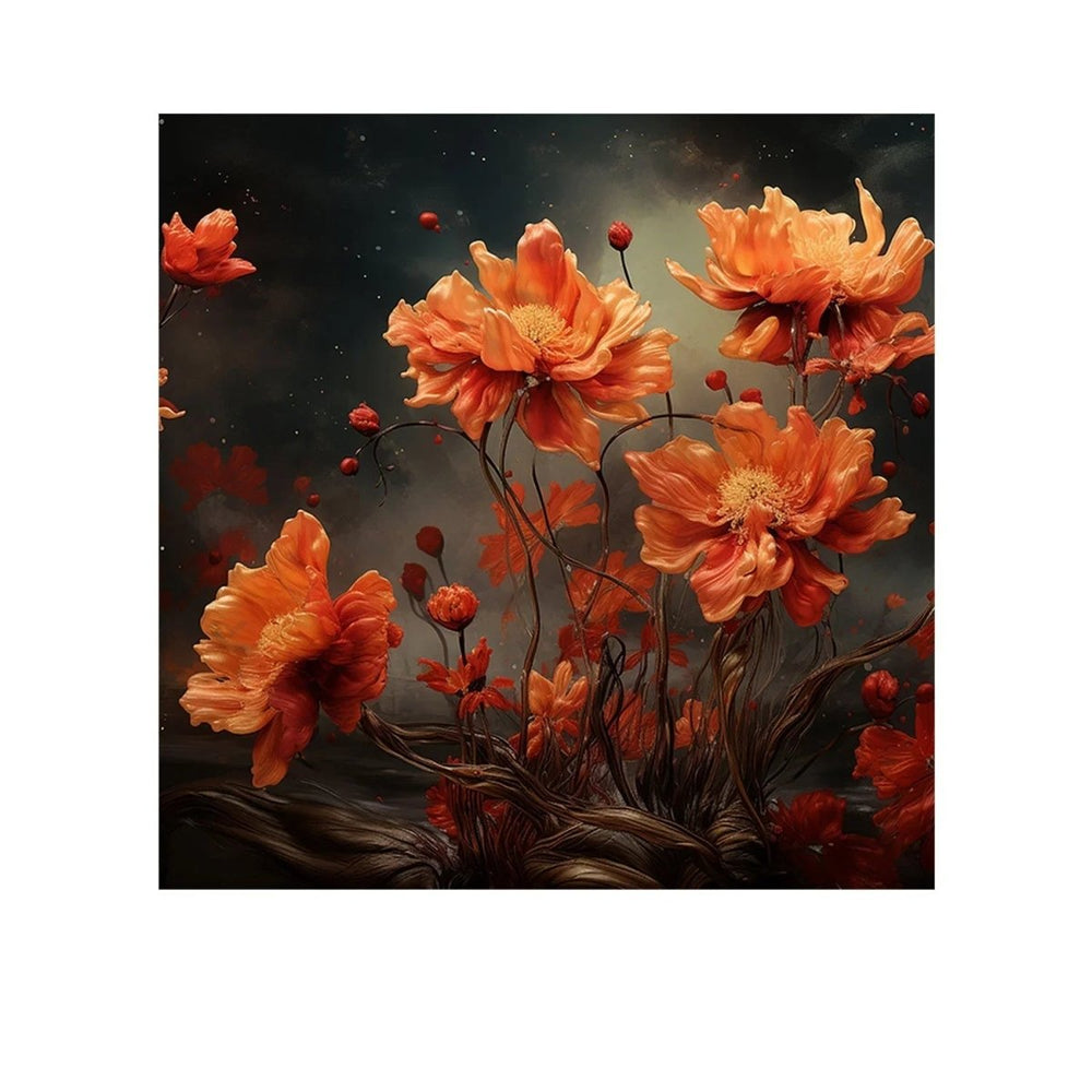 Garden Escape Tranquil Flower Paintings - All India Decor