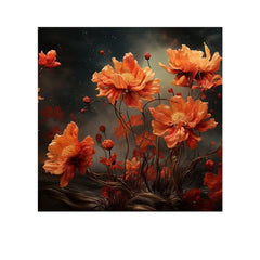 Garden Escape Tranquil Flower Paintings - All India Decor
