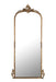 full length mirror vintage brass front view