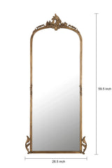 full length mirror size chart