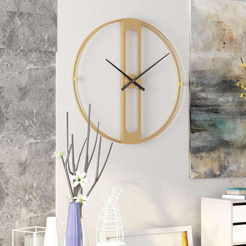 Modern Gold Wall Clock - All India Decor