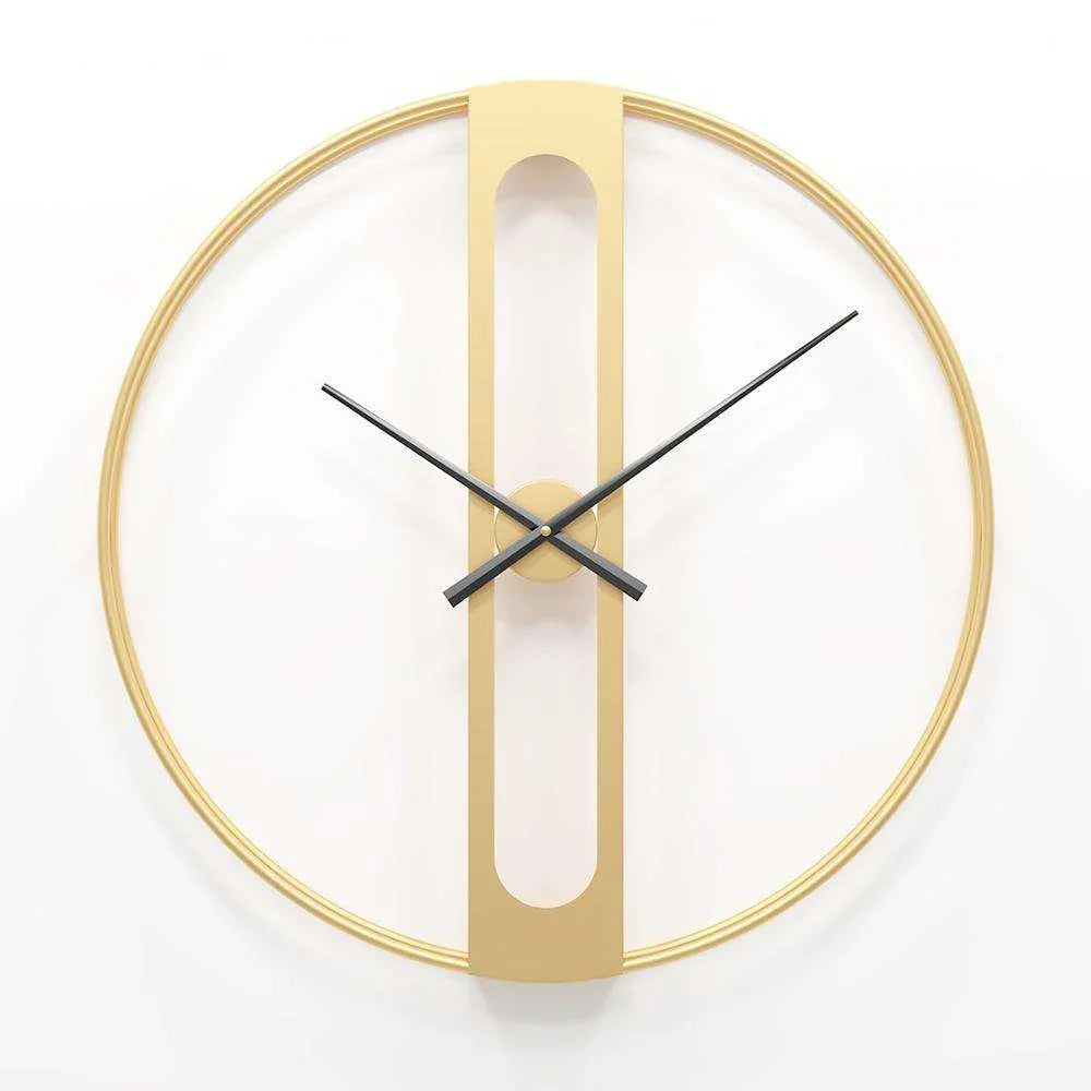 Modern Gold Wall Clock - All India Decor