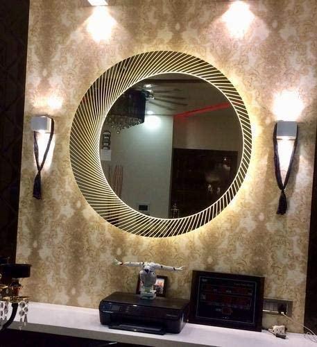 LED Mirror with design - All India Decor