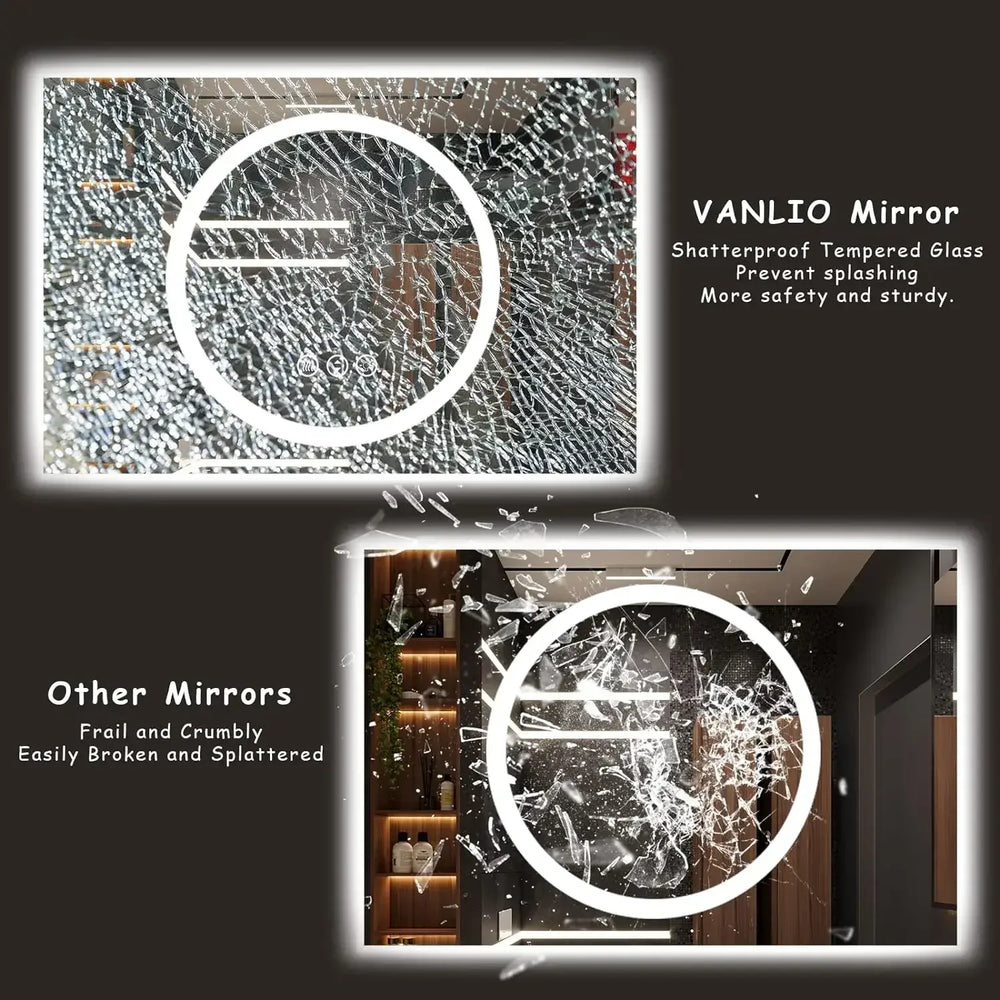 Rectangle LED Mirror - All India Decor