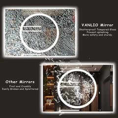 Rectangle LED Mirror - All India Decor