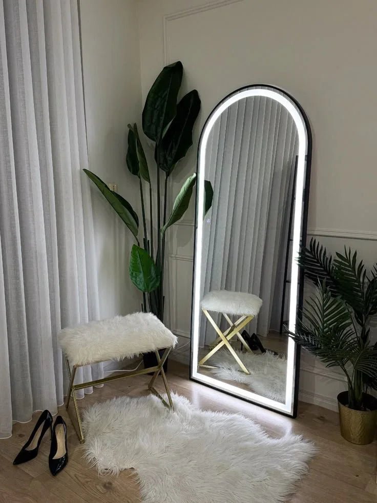 Full length Floor LED Mirror - All India Decor