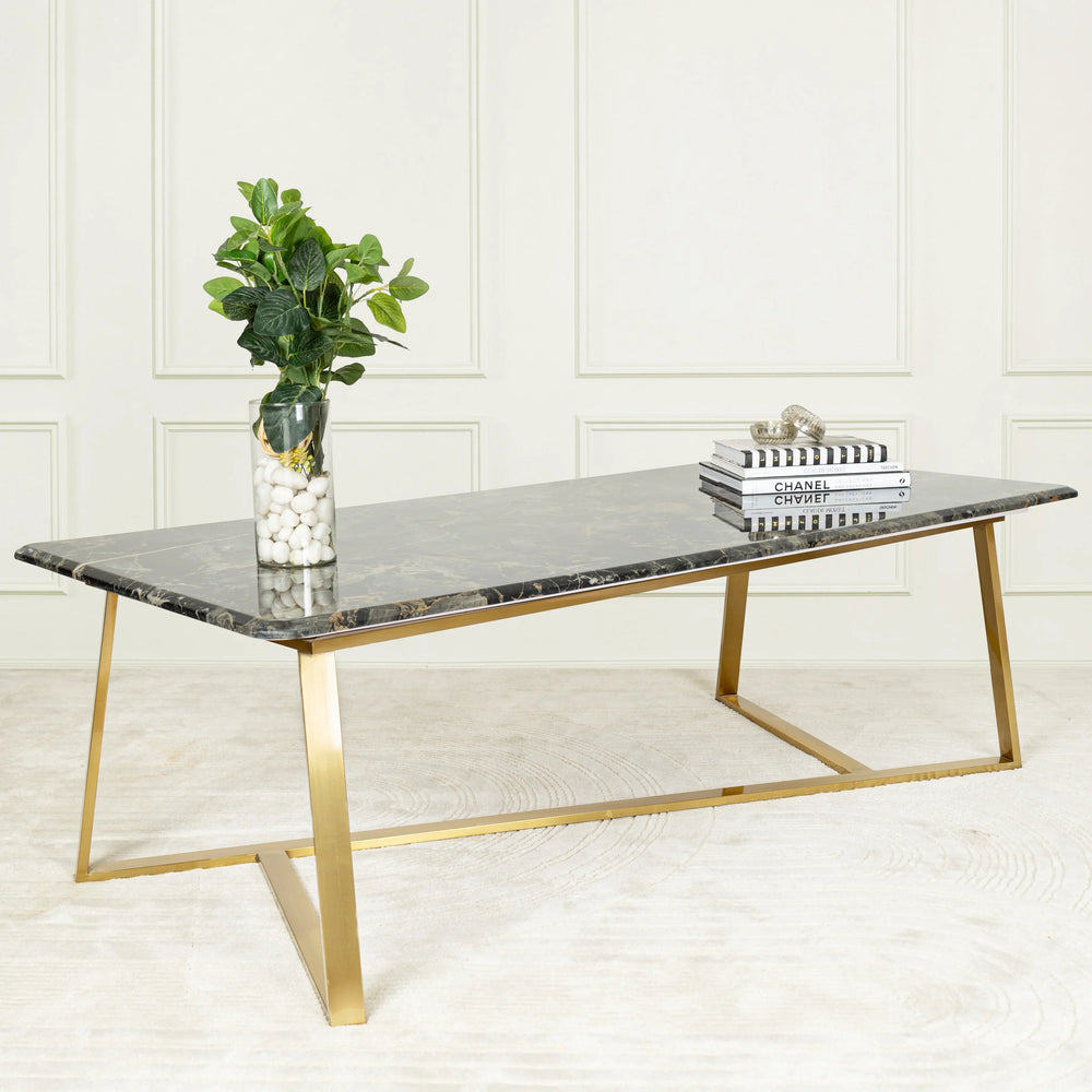 Feeling Delight Rectangular Centre Table - Black - All India Decor
