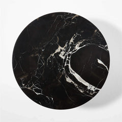 BLACK MARBLE SIDE TABLE - All India Decor
