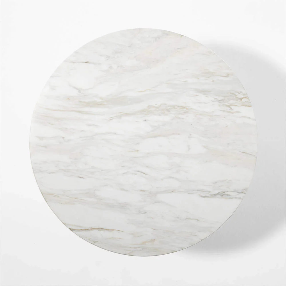 WHITE MARBLE SIDE TABLE - All India Decor