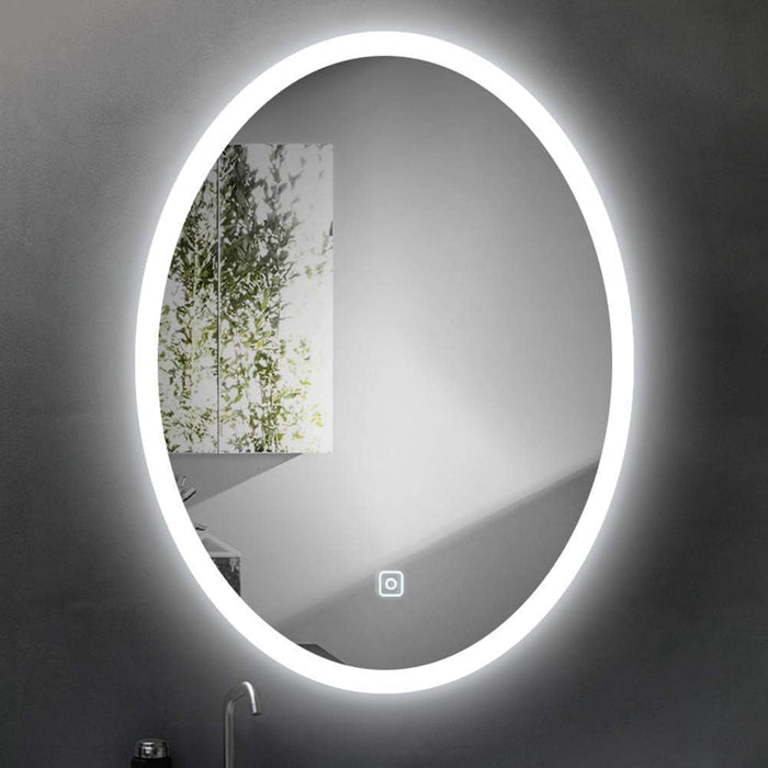 Kolby Frosted Edge Oval LED Mirror