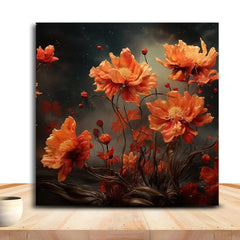 Garden Escape Tranquil Flower Paintings - All India Decor