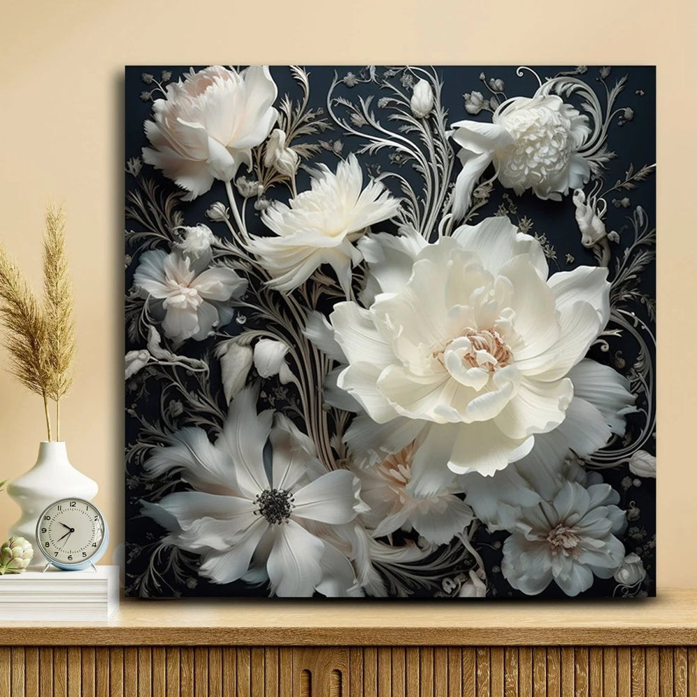 Flower Fusion Creative Floral Paintings - All India Decor