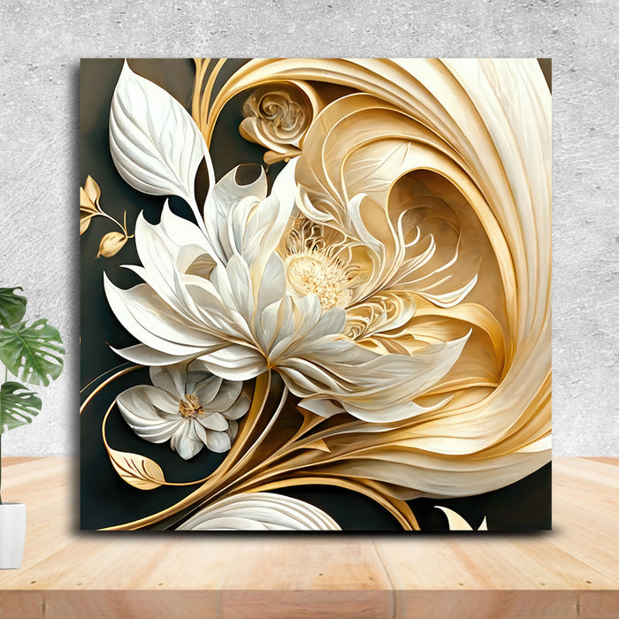 Abstract Blossoms Modern Floral Decor