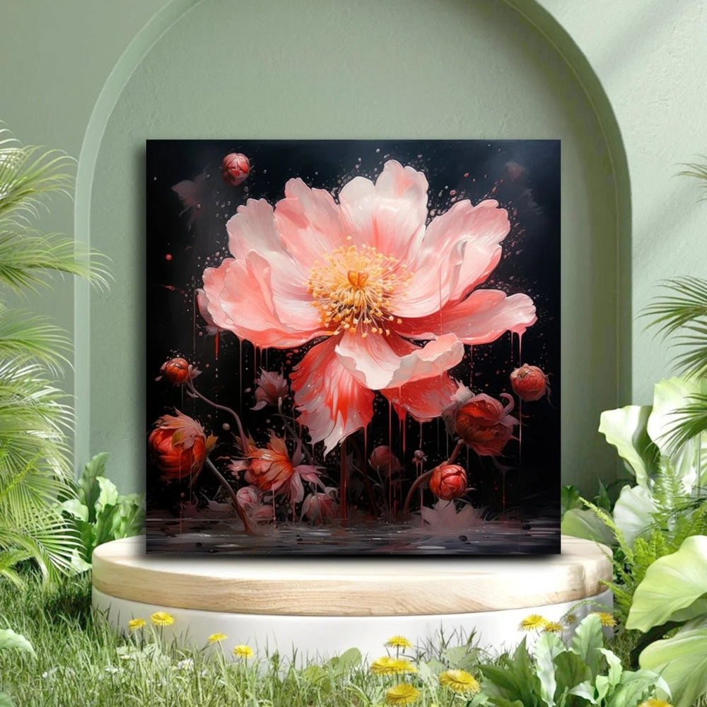 Lively Blooms Bright Flower Paintings - All India Decor