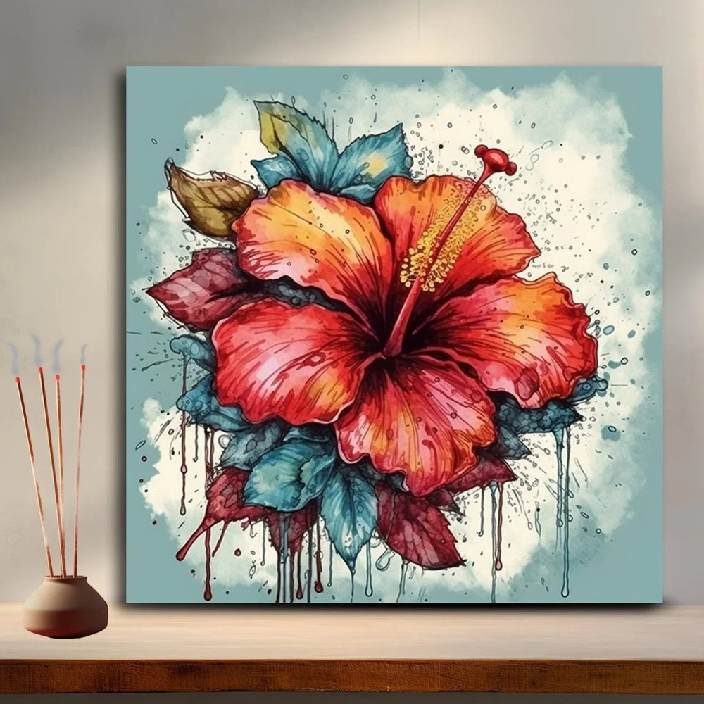 Nature's Harmony Serene Flower Paintings - All India Decor