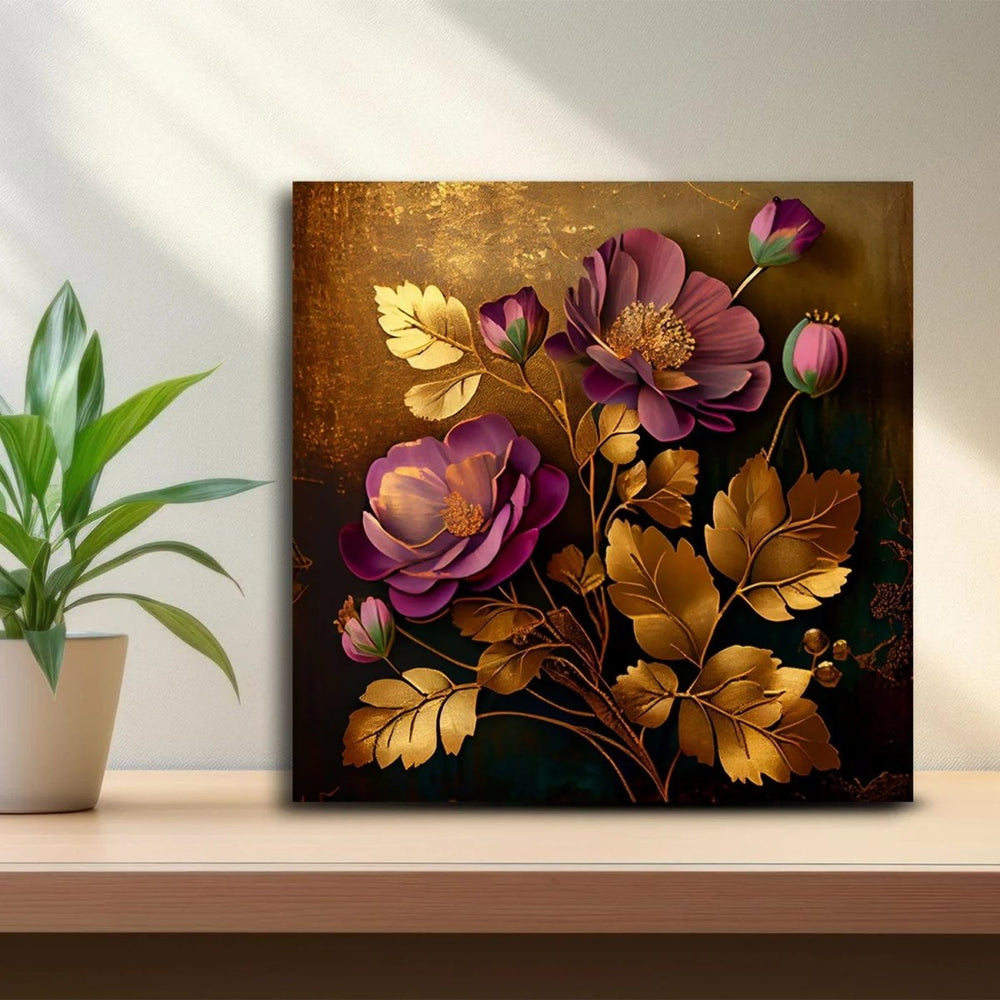 Sunlit Petals Bright Floral Paintings - All India Decor
