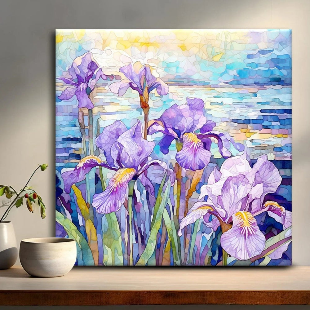 Colorful Blossoms Bright Flower Paintings - All India Decor