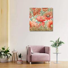 Nature's Palette Beautiful Flower Art - All India Decor