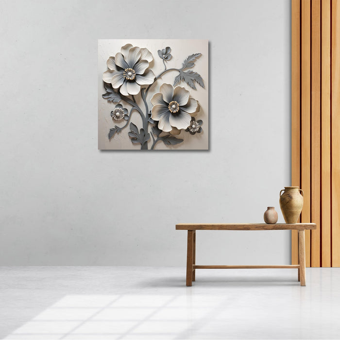 Petal Dance Dynamic Flower Wall Paintings