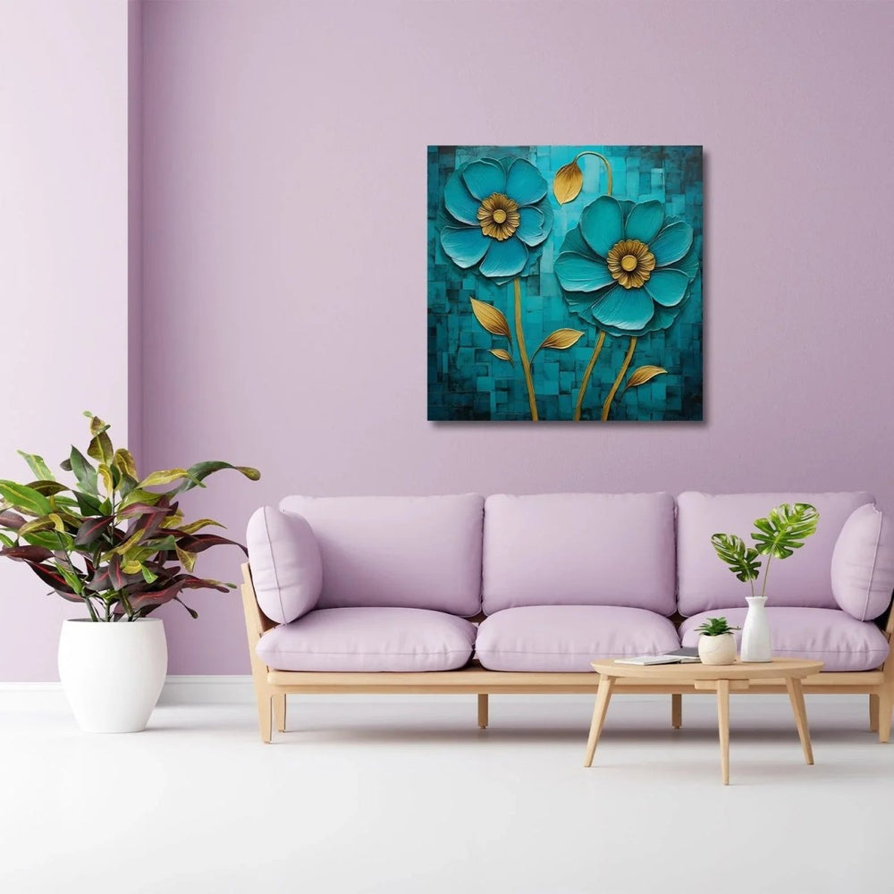 Garden Oasis Serene Flower Wall Decor - All India Decor