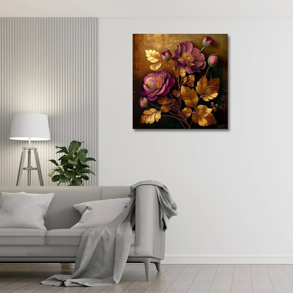 Sunlit Petals Bright Floral Paintings - All India Decor