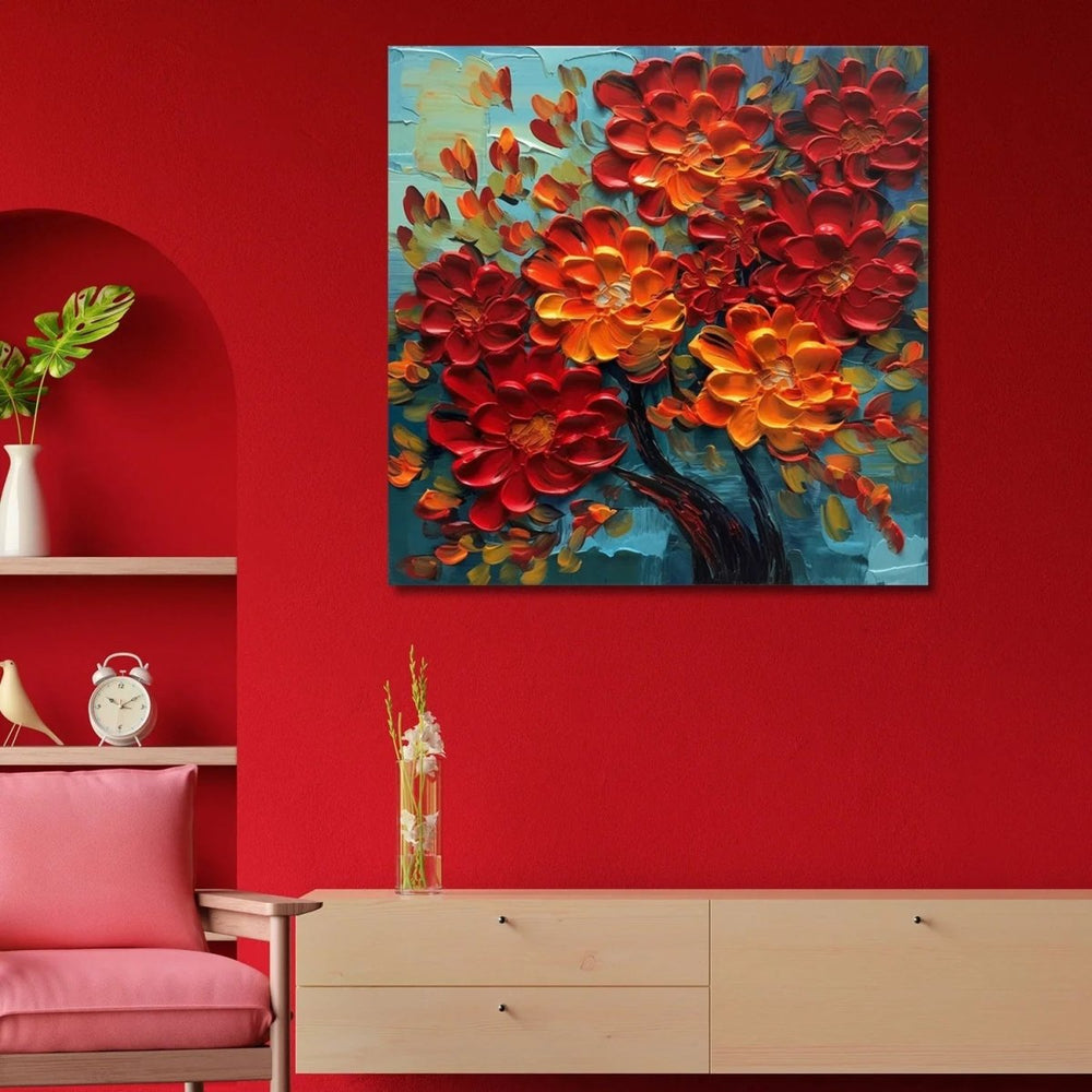 Garden Blooms Fresh Floral Art - All India Decor