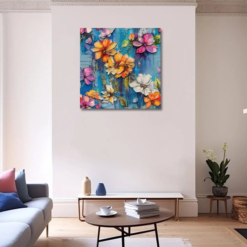 Sunny Petals Bright and Cheerful Art - All India Decor