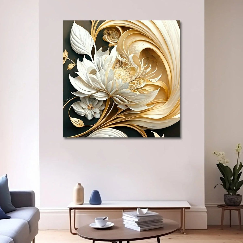 Abstract Blossoms Modern Floral Decor - All India Decor