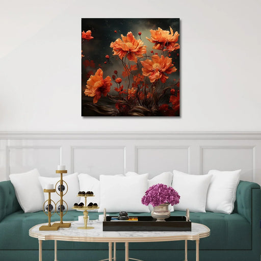 Garden Escape Tranquil Flower Paintings - All India Decor