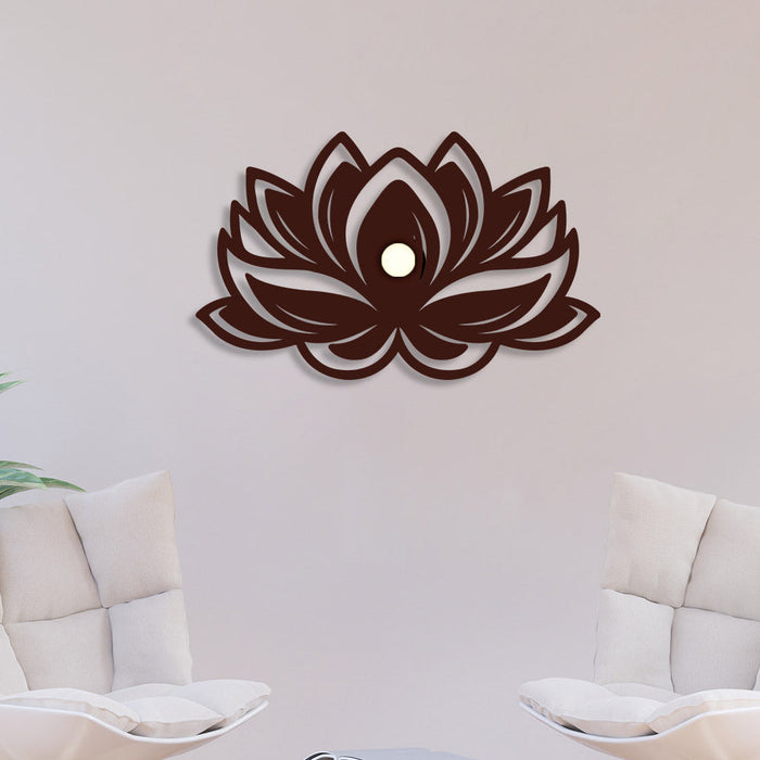 Lotus Flower Design Shadow Lamp