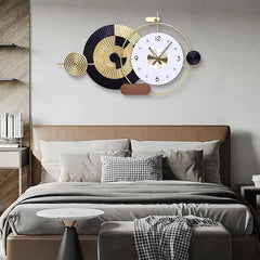 Metal Abstract Luxury Wall Clock - All India Decor