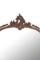 Hand casted Full length Mirror in Aluminium / Mirror (Vintage Copper) - All India Decor