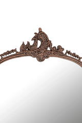 Hand casted Full length Mirror in Aluminium / Mirror (Vintage Copper) - All India Decor