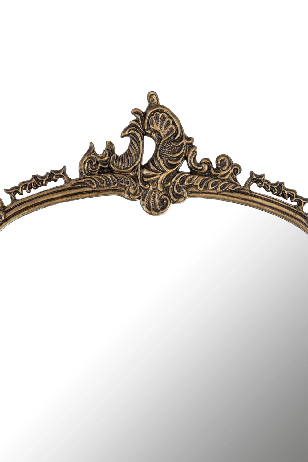 Victorian Arched Full length Mirror (Antique Brass) - All India Decor