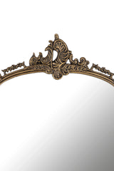 Victorian Arched Full length Mirror (Antique Brass) - All India Decor