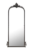 Hand casted Full length Mirror in Aluminium / Mirror  (Bold Black)