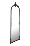 Hand casted Full length Mirror in Aluminium / Mirror  (Bold Black)