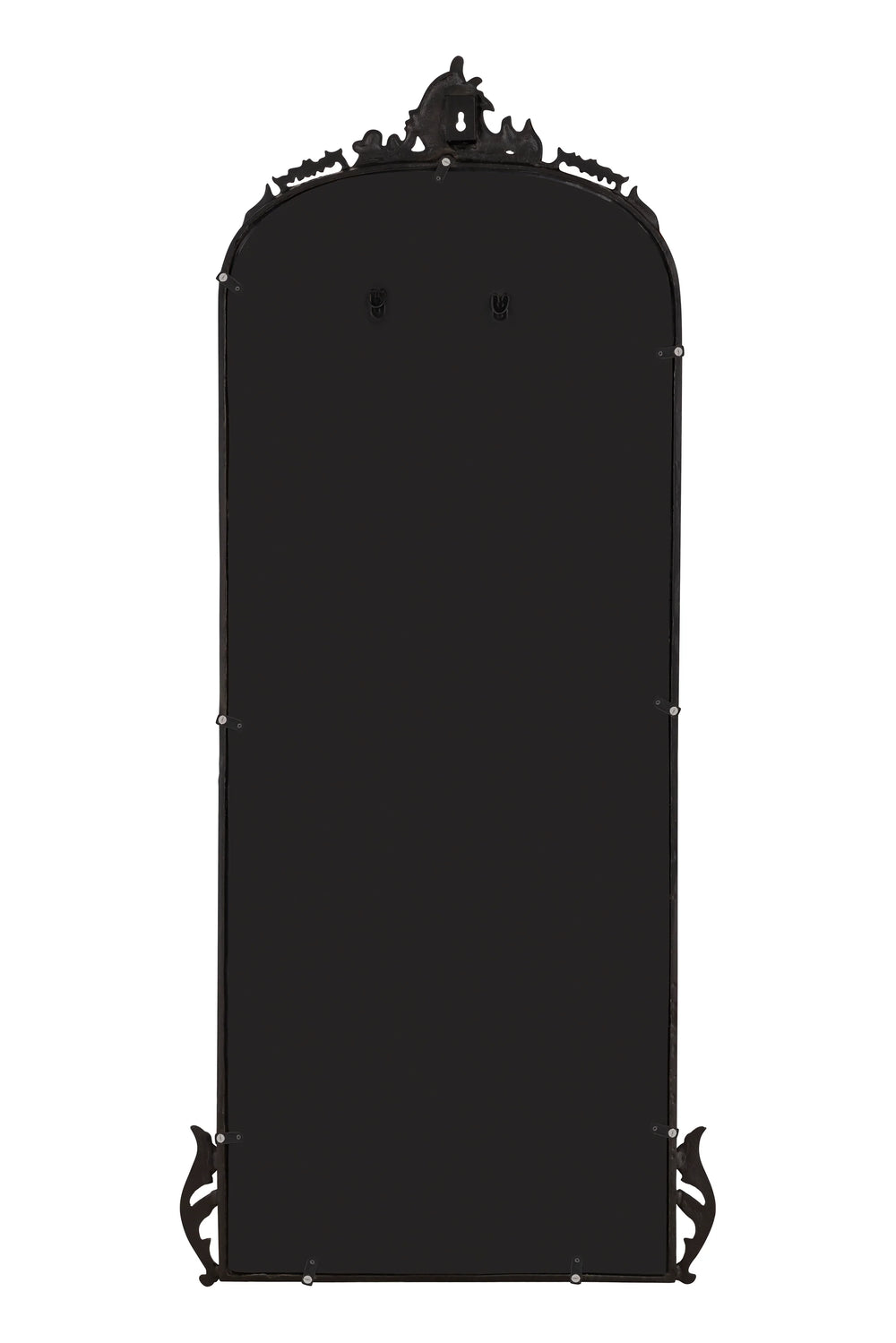 Victorian Arched Full length Mirror (Bold Black) - All India Decor