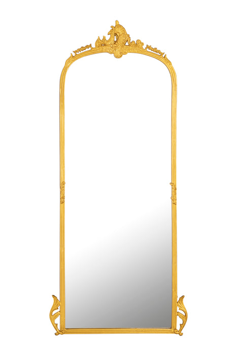 Victorian Arched Full length Mirror (Glam Gold)