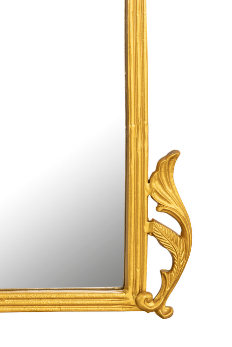 Victorian Arched Full length Mirror (Glam Gold)