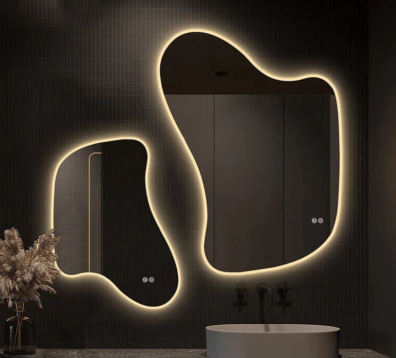 Melfa Irregular LED Mirror