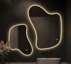 Melfa Irregular LED Mirror - All India Decor