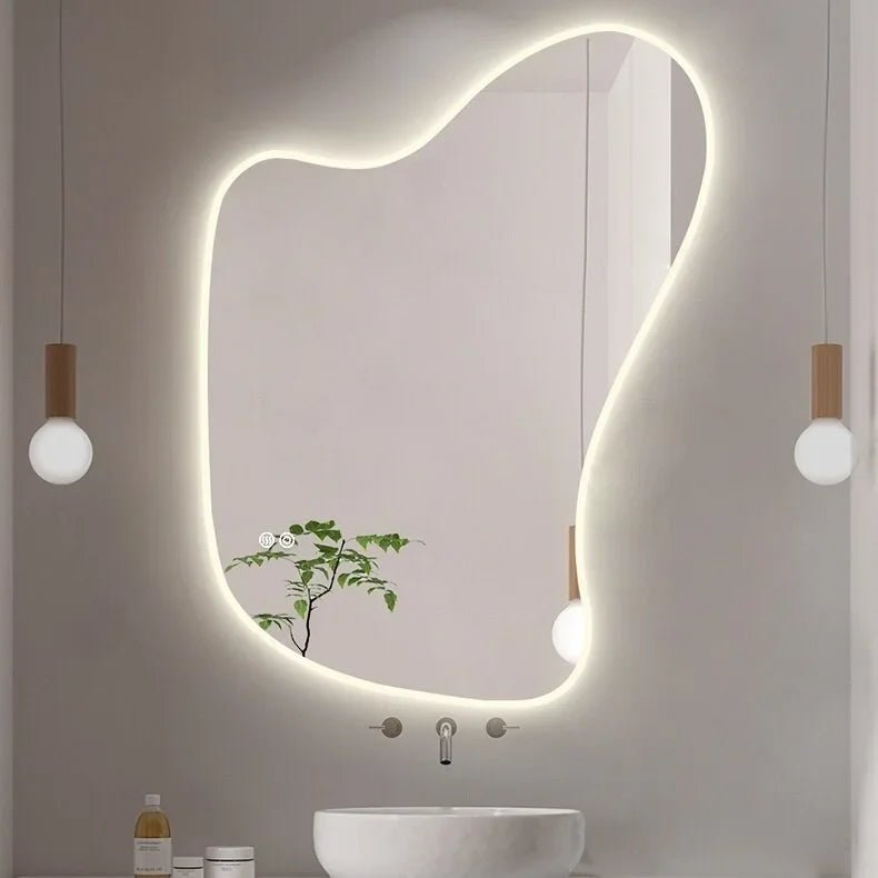 Melfa Irregular LED Mirror - All India Decor