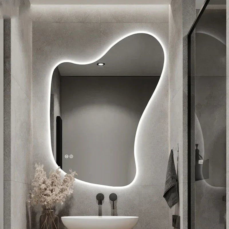 Melfa Irregular LED Mirror - All India Decor