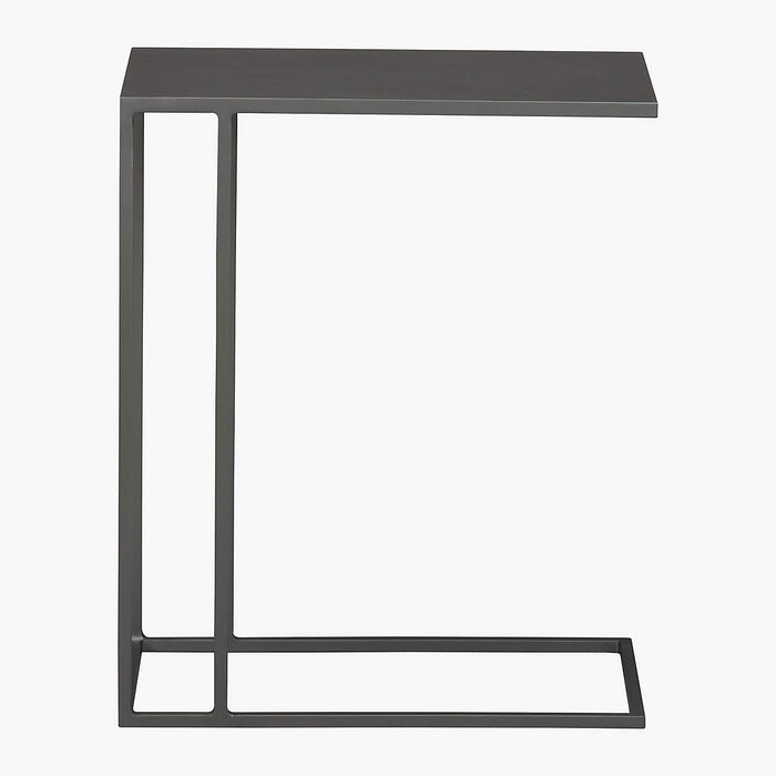 BLACK METAL C SIDE TABLE