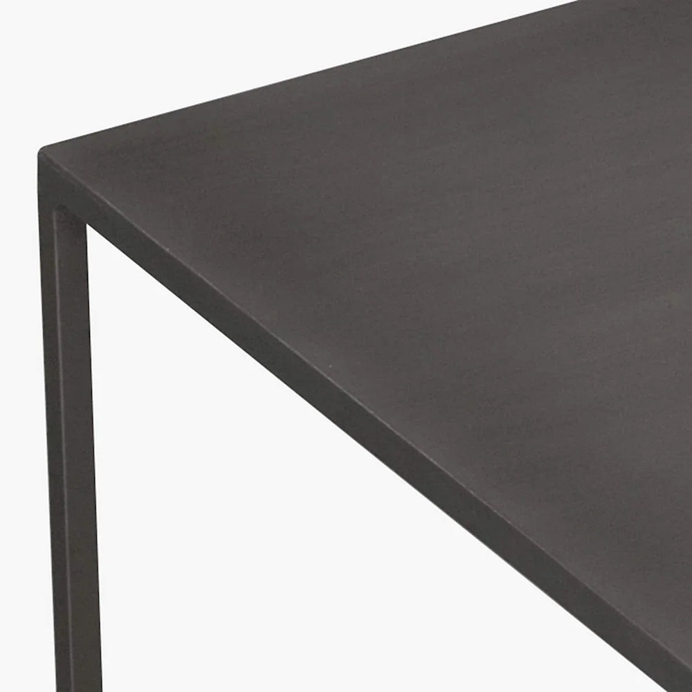 BLACK METAL COFFEE TABLE - All India Decor