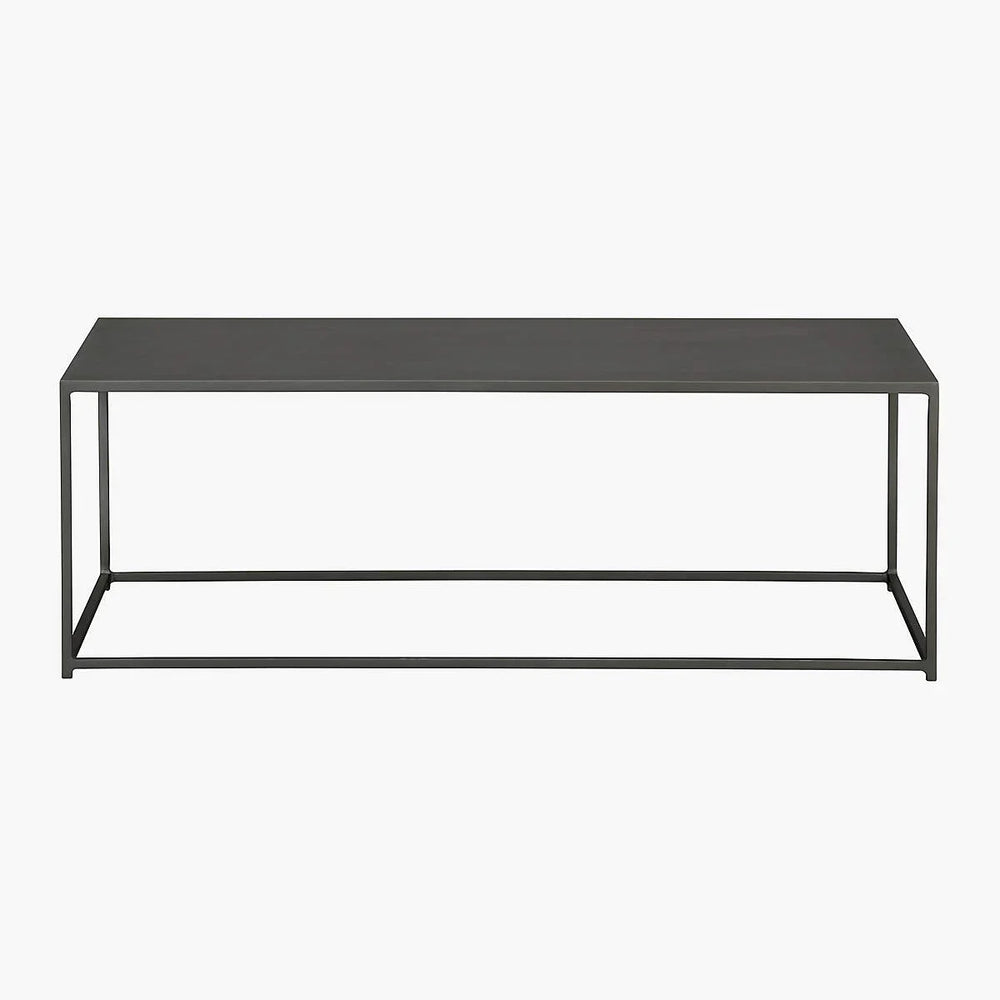 BLACK METAL COFFEE TABLE - All India Decor