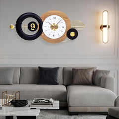 Modern Orb Metal Art Clock - All India Decor